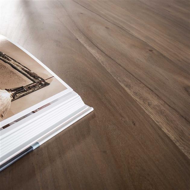 Eetkamertafel Sculpture Massief Acacia - 244x165x77 cm - Drift Brown