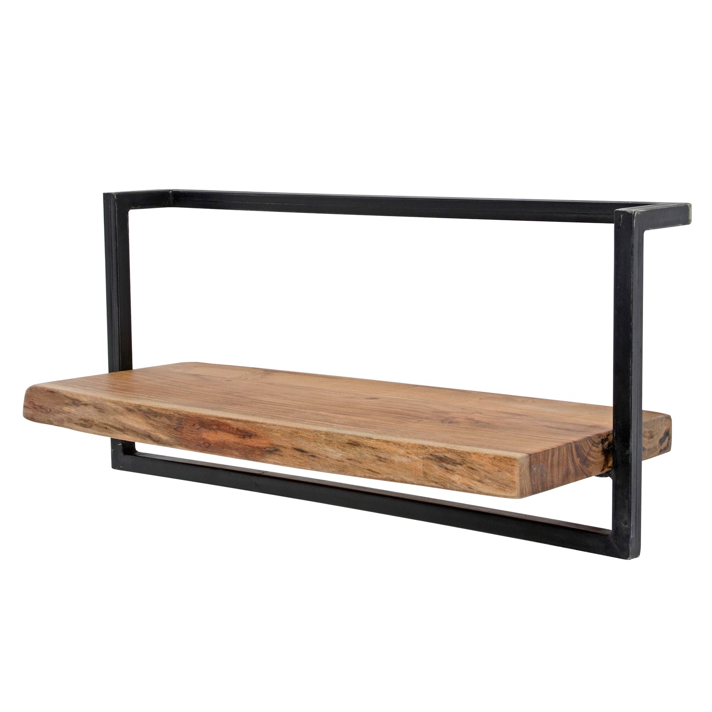 Wandplank edge 65cm / Massief acacia naturel