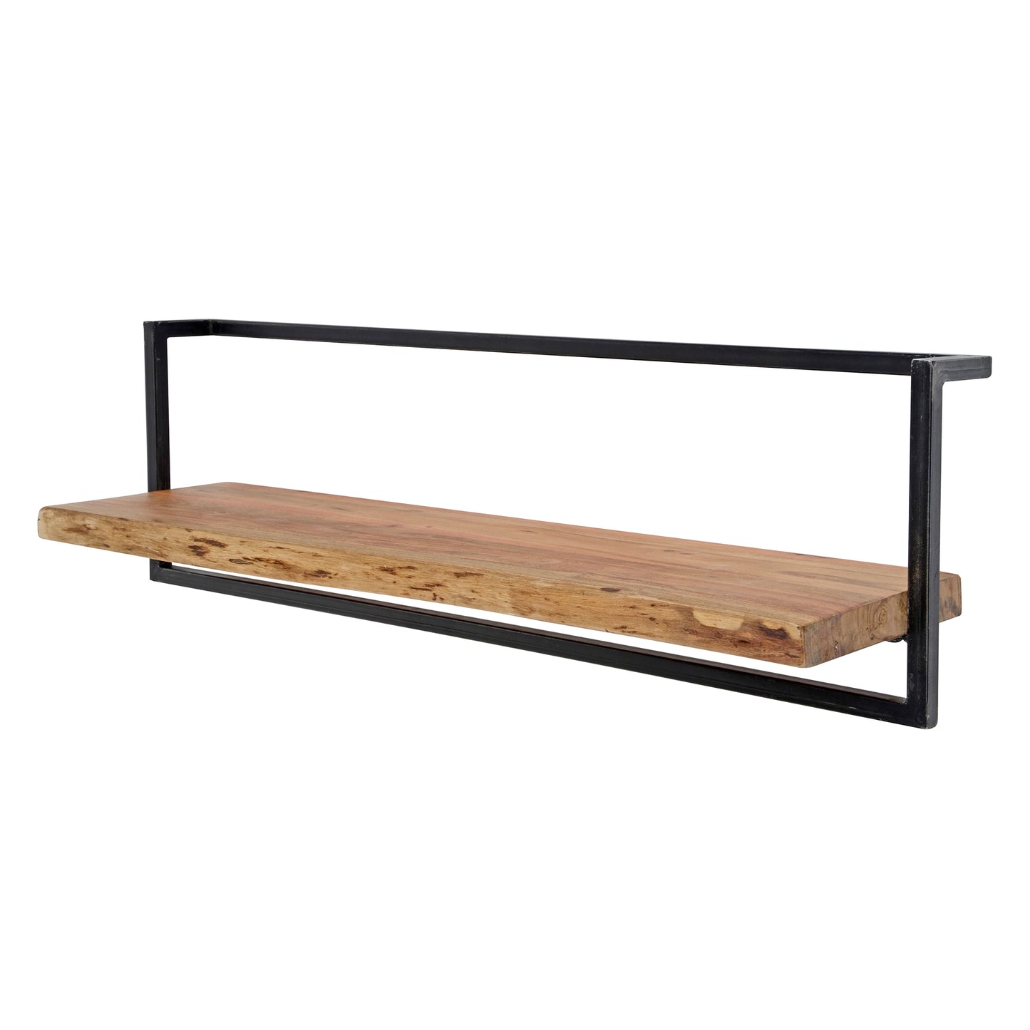 Wandplank edge 100cm / Massief acacia naturel