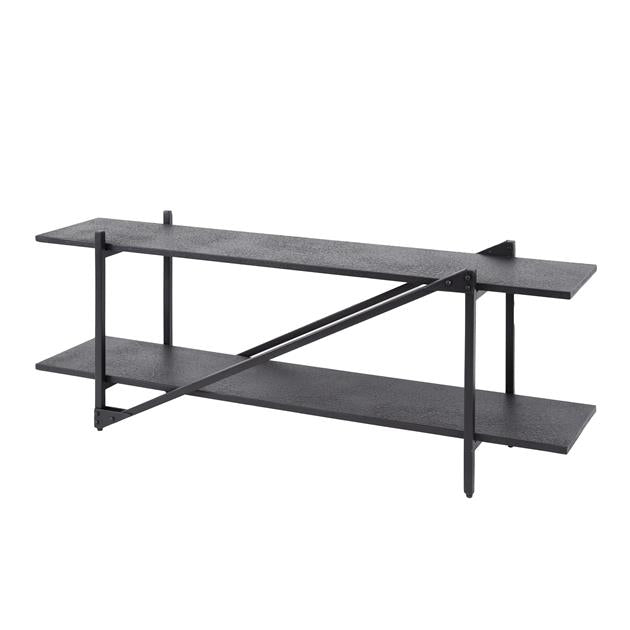 TV-meubel Piega - 140x35x51 cm - Grijs