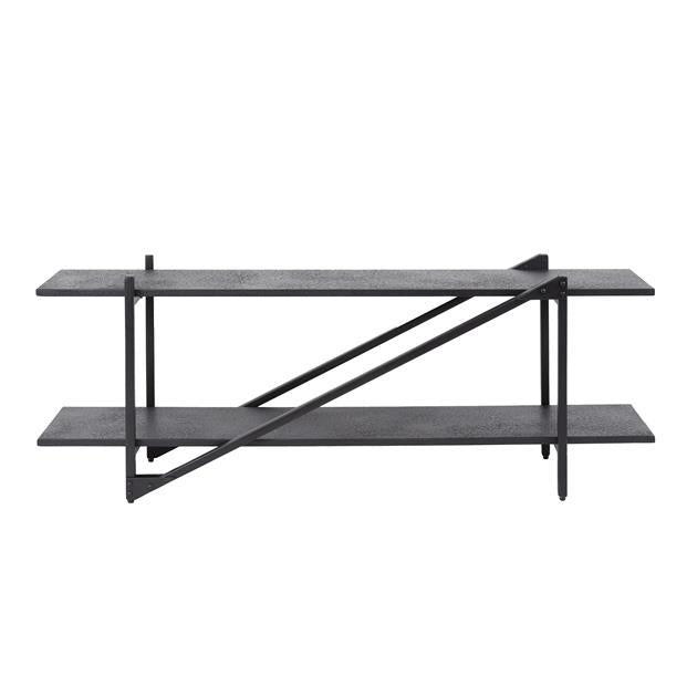 TV-meubel Piega - 140x35x51 cm - Grijs