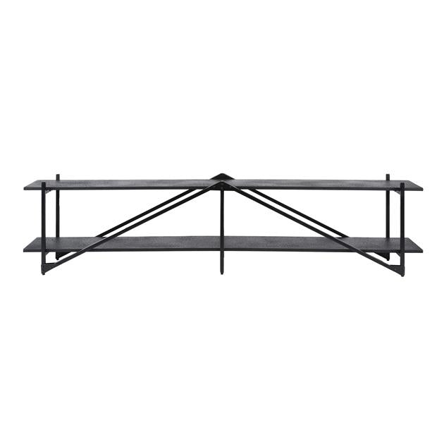 TV-meubel XL Piega - 220x35x51 cm - Grijs
