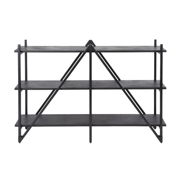Wandrek 3-laags Piega - 130x35x85 cm - Grijs