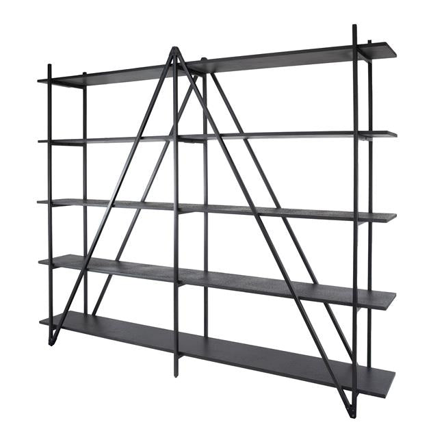 Wandrek XL 5 Laags Piega - 220x35x181 cm - Grijs