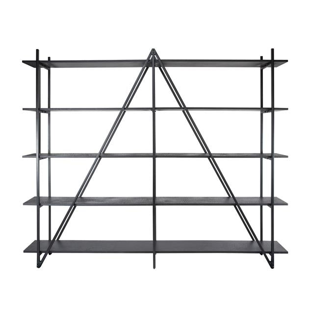 Wandrek XL 5 Laags Piega - 220x35x181 cm - Grijs