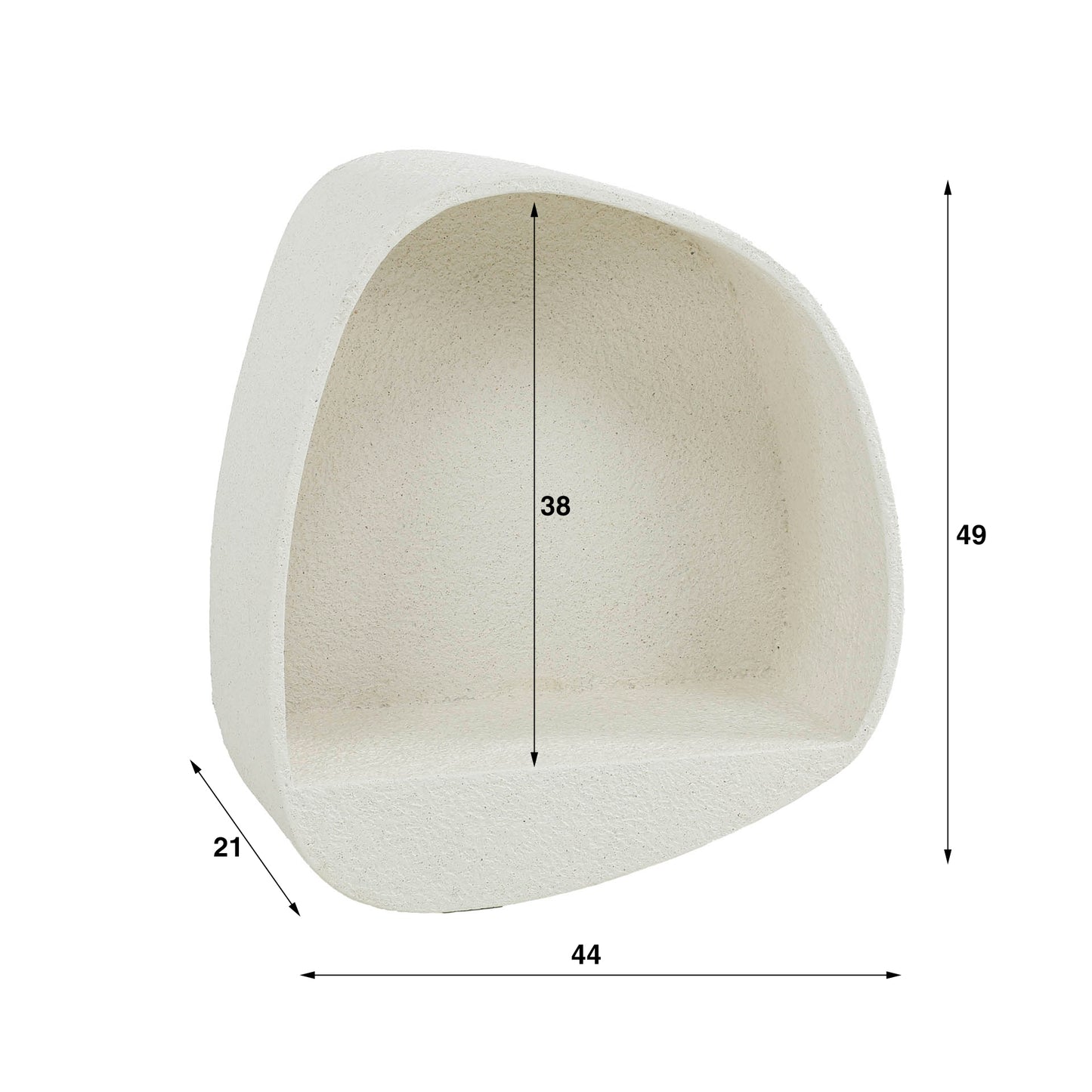 Wandschap stone breed / Marmer composiet