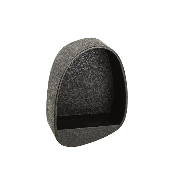 Wandschap Metallic Druppel - 34x21x46 cm - Grijs
