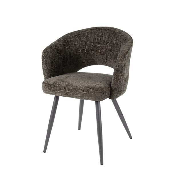 Armstoel salon verpakt per 2 Tissee Cargo - 58x56x81 cm - Bruin