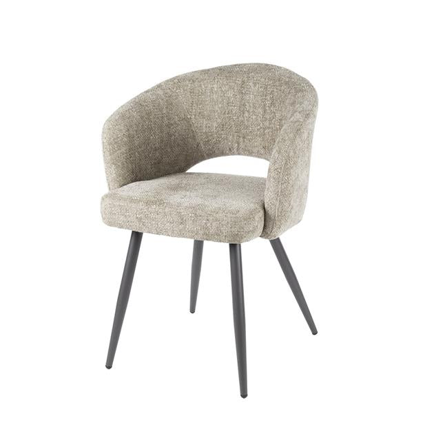 Armstoel Salon verpakt per 2 Tissee Cargo - 58x56x81 cm - Zandkleur