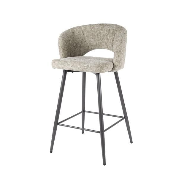 Barstoel Salon verpakt per 2 Tissee Cargo - 51x50x94 cm - Zandkleur