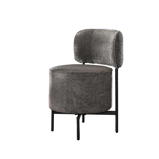 Stoel Cocktail Boucle Draaibaar verpakt per 2 - 51x61x82 cm - Boucle Grijs