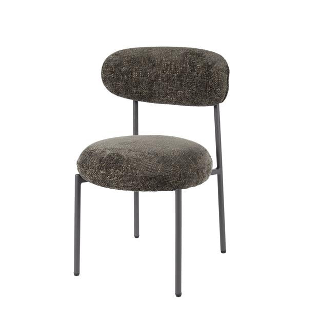 Eetkamerstoel Round verpakt per 2 / Tissee Cargo Bruin - 52x57x81 cm
