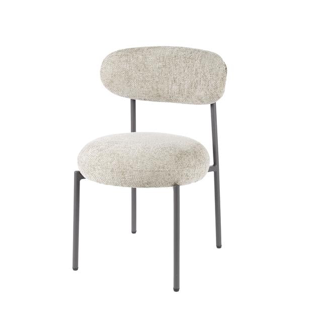 Eetkamerstoel Round verpakt per 2 - 52x57x81 cm - Tissee Cargo Zandkleur