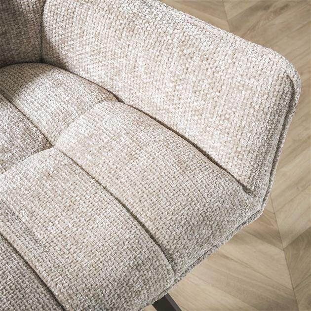 Armstoel Raster Draaibaar (verpakt per 2) - 63x60x81 cm - Rich Zandkleur