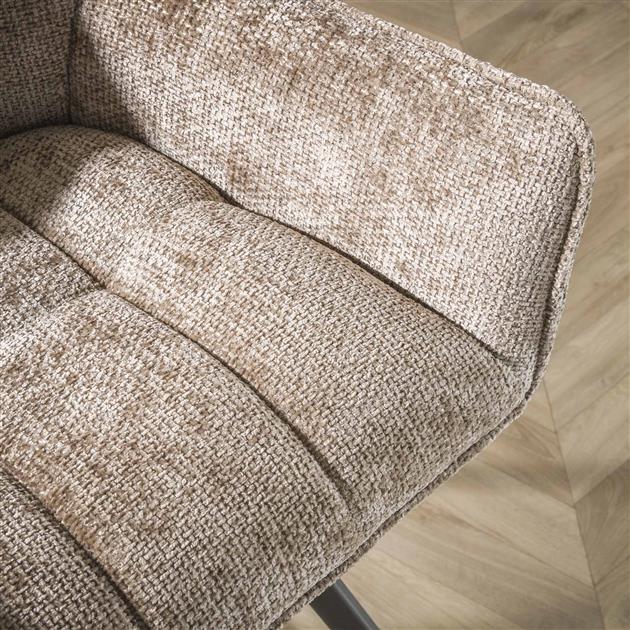 Armstoel Raster Draaibaar verpakt per 2 - 63x60x81 cm - Rich champagne
