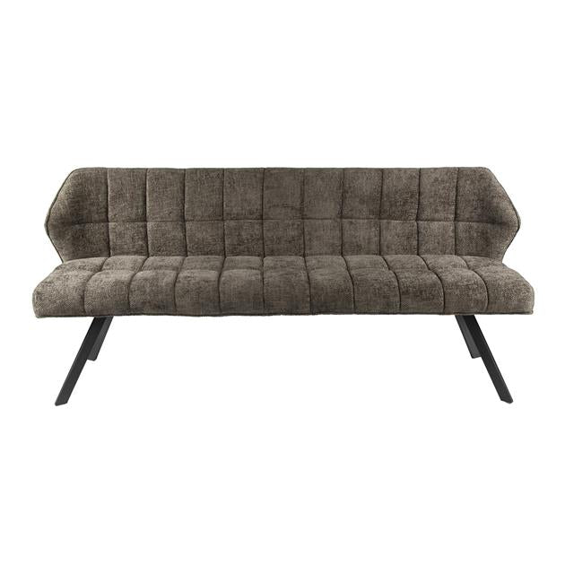 Eetkamerbank Raster Rich Taupe - 180 x 58 x 81 cm