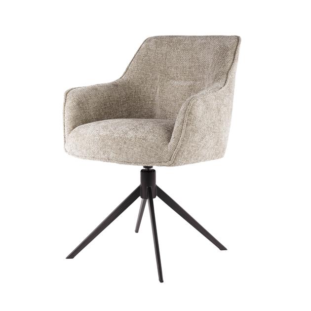 Armstoel Pull Draaibaar - 61x62x83 cm - Rich Zandkleur - verpakt per 2