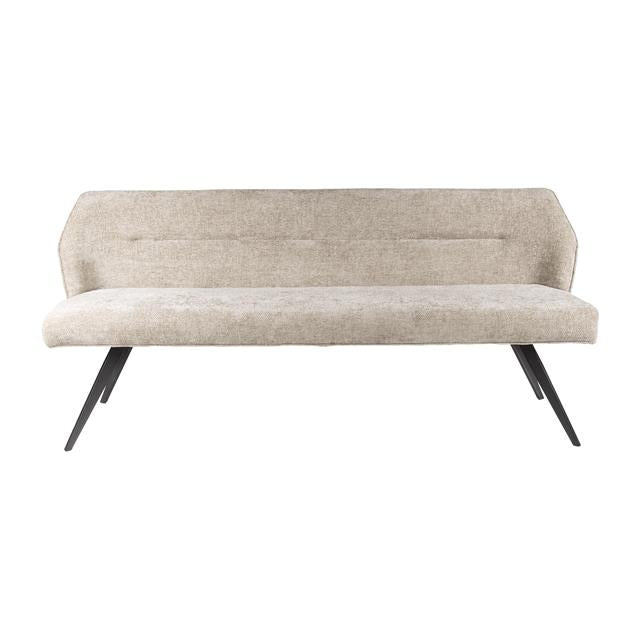 Eetkamerbank Pull - 188x53x84 cm - Rich zandkleur