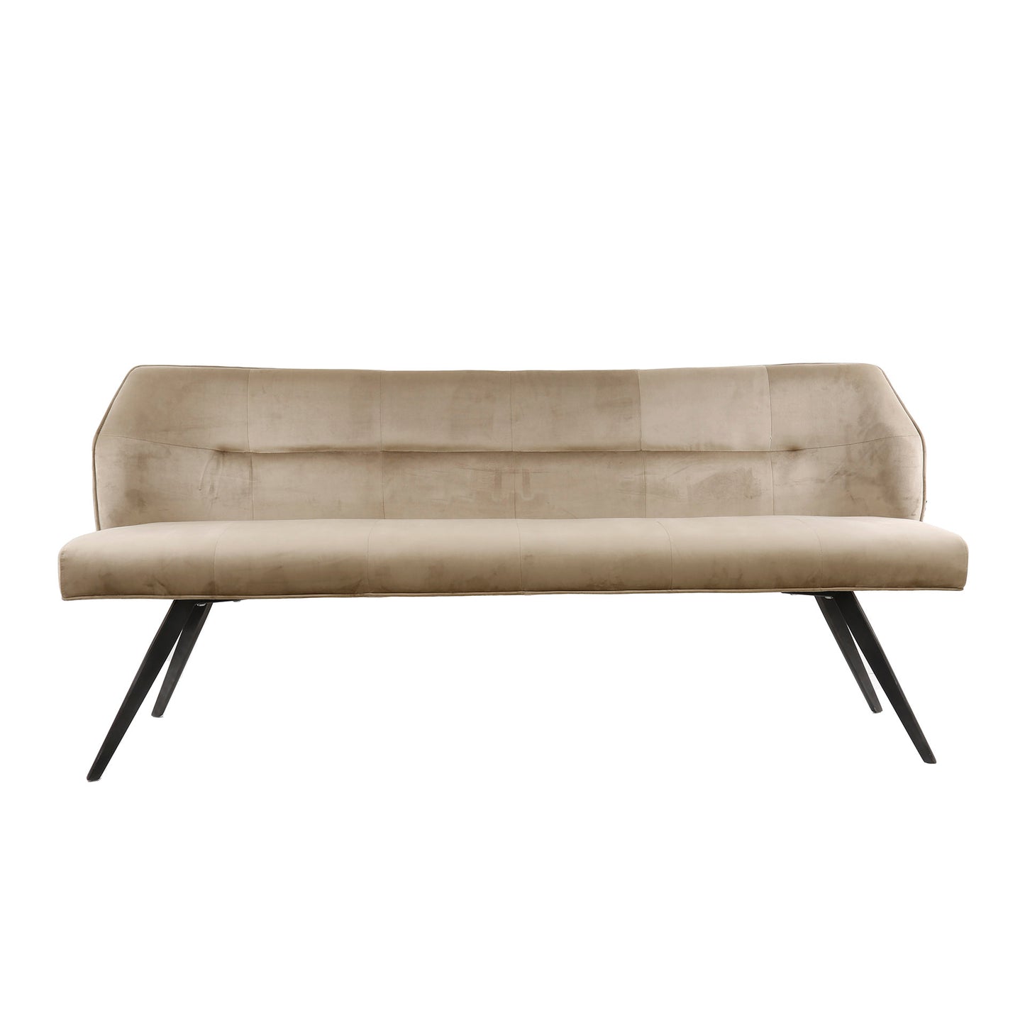 Eetkamerbank 180cm pull / Champagne velours