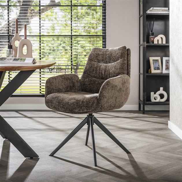 Armstoel Lounge Set van 2 - Rich Taupe - 66x67x90 cm