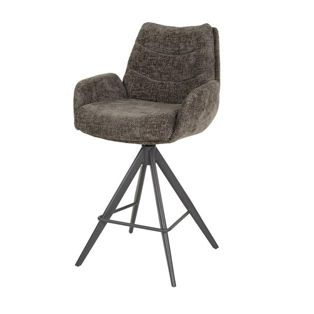 Barstoel Lounge verpakt per 2 - 56x60x99 cm - Rich Taupe