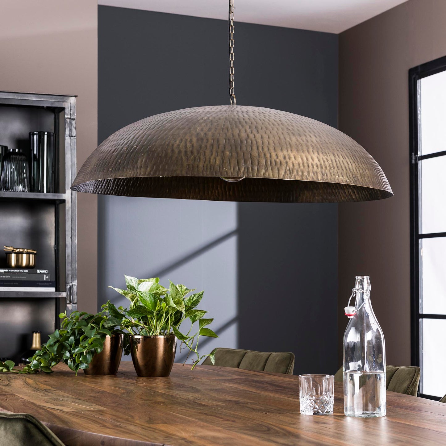Hanglamp Ø90 / Brons antiek