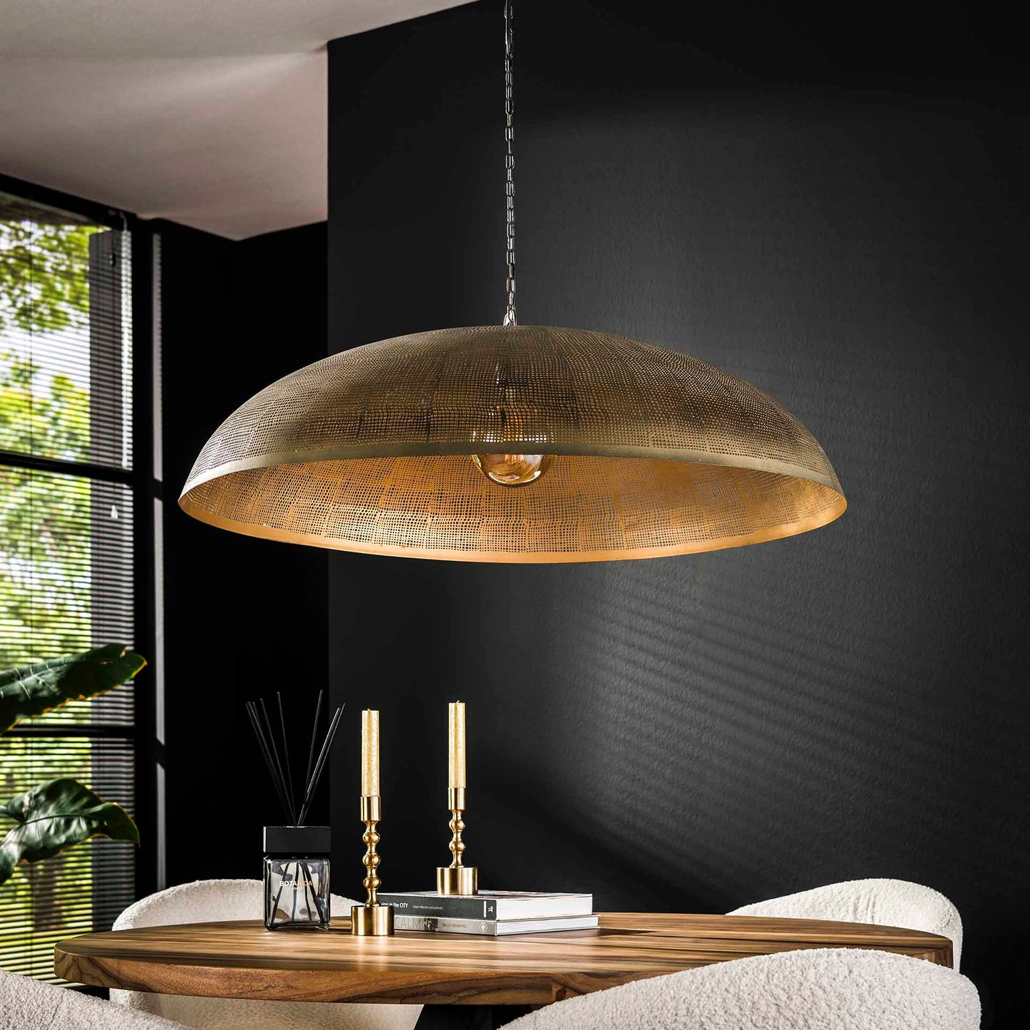 Hanglamp Ø90 cosmic / Brons antiek