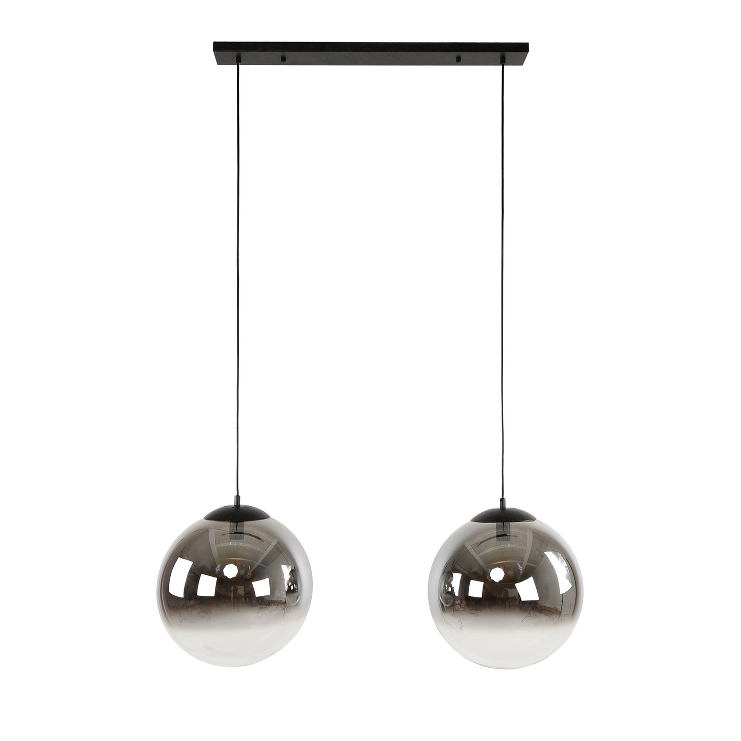 Hanglamp 2L bubble shaded XL / Artic zwart