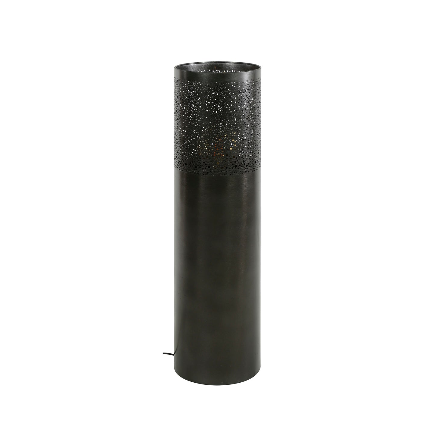 Vloerlamp Ø25 cilinder 90cm / Zwart nikkel