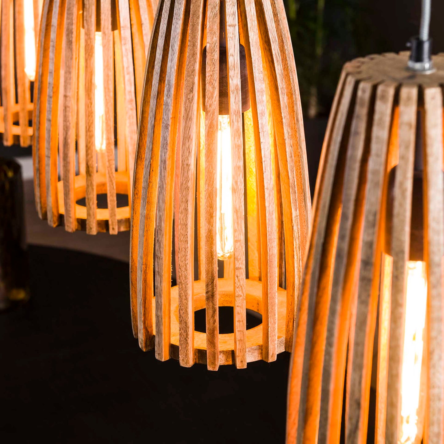 Hanglamp 4L launch / Massief mango naturel