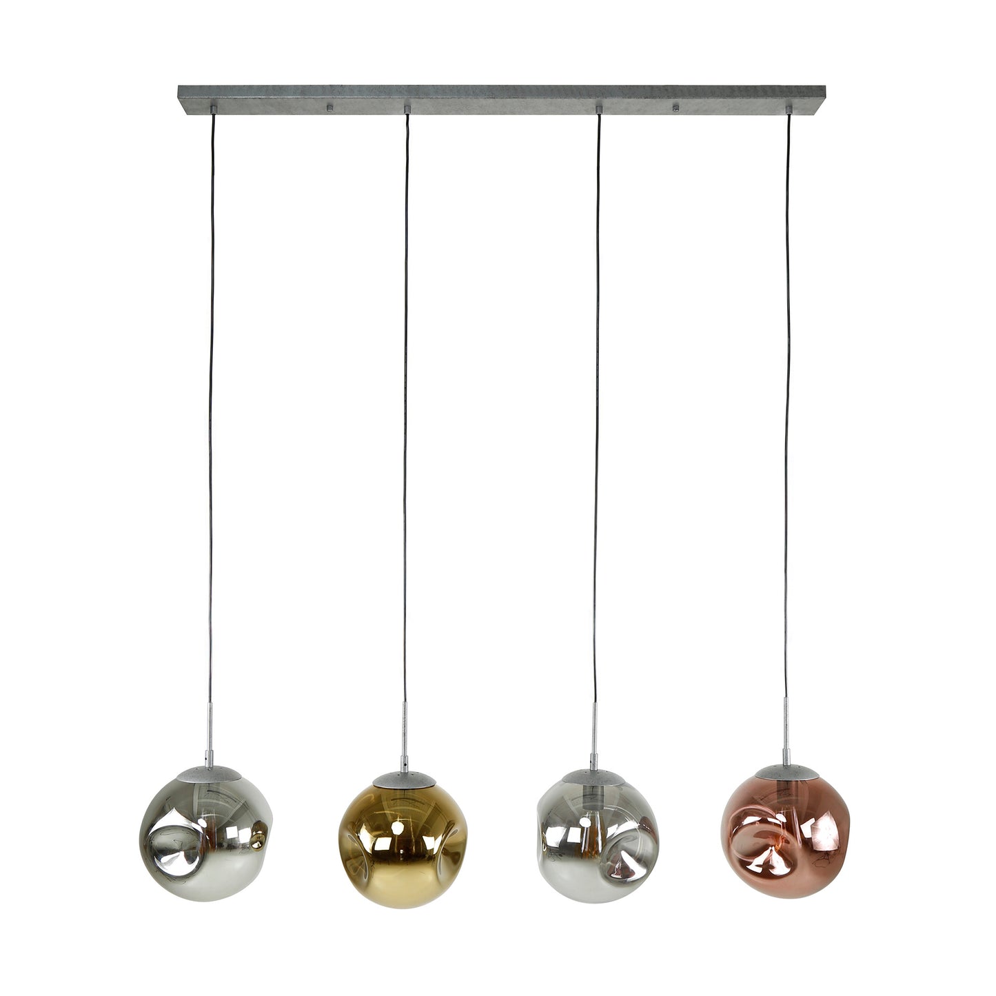 Hanglamp 4L stellar / Oud zilver