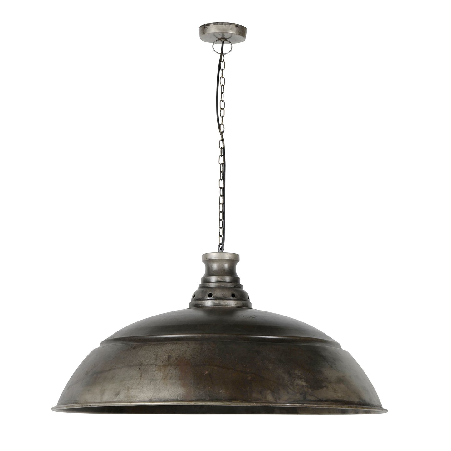 Hanglamp Ø80 industry / Oud zilver