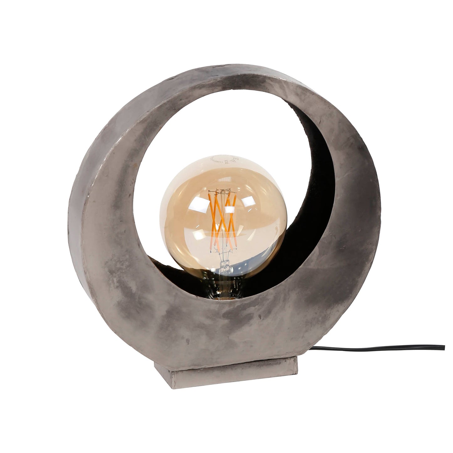 Tafellamp full moon / Oud zilver