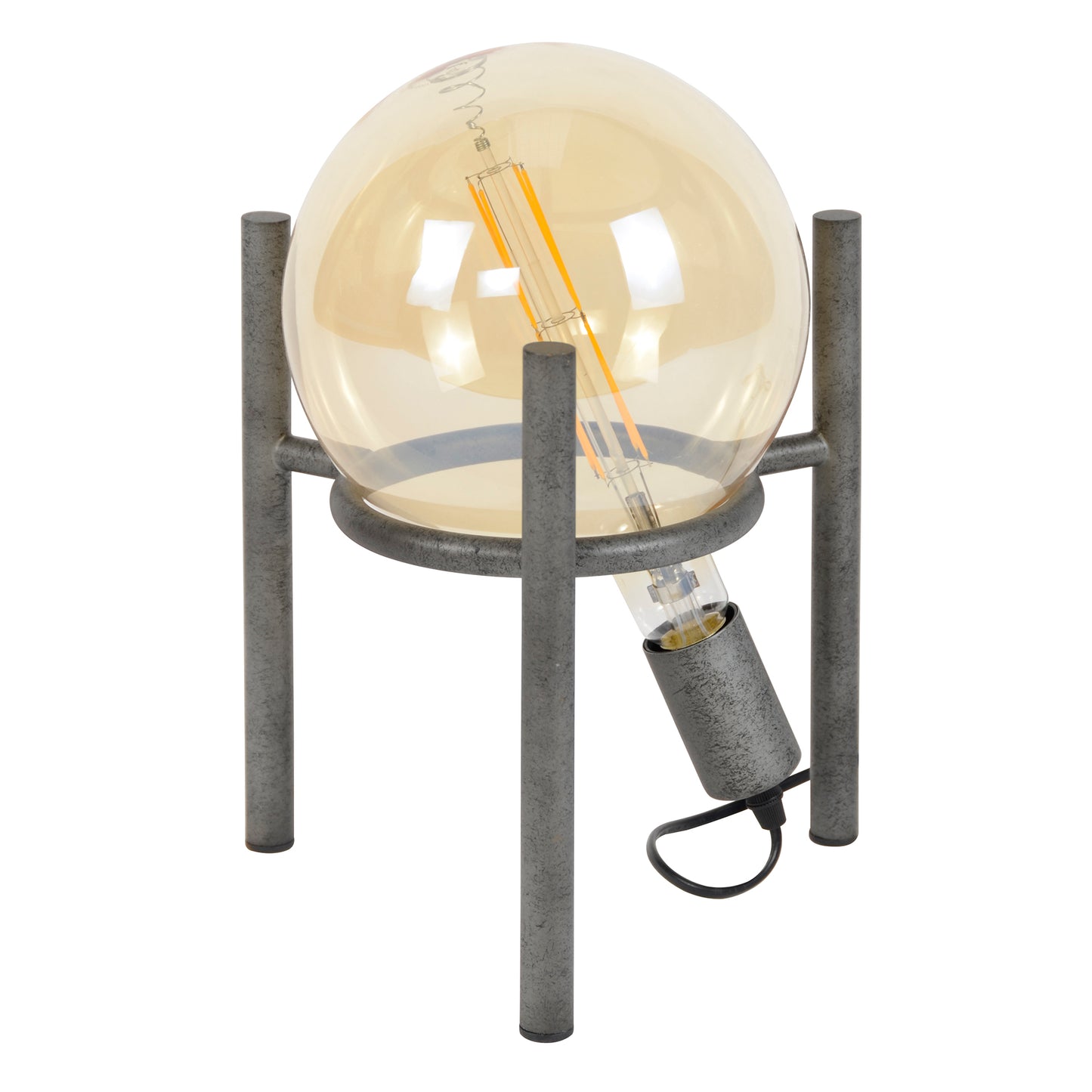 Tafellamp saturn Ø20 lichtbron / Oud zilver