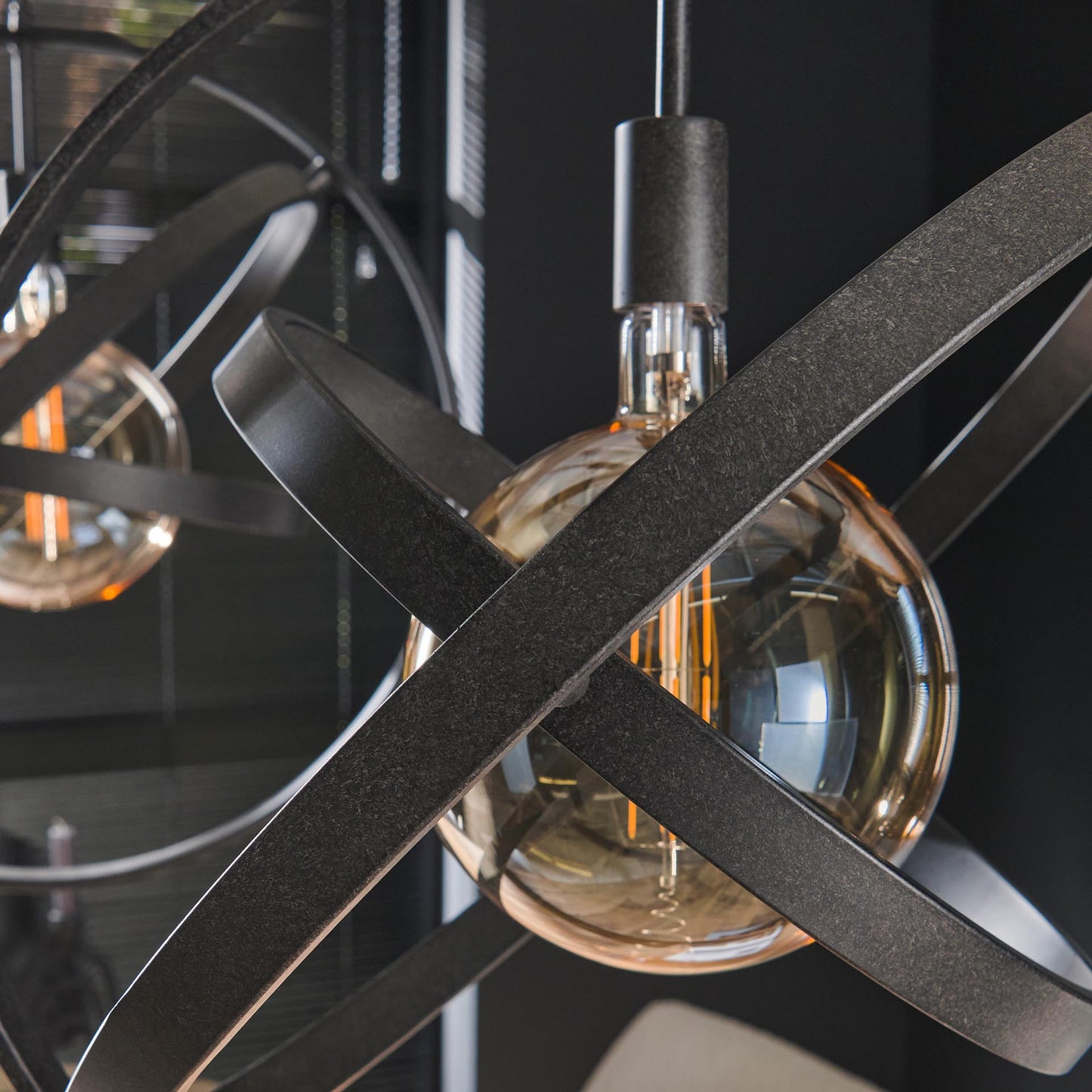 Hanglamp 2L Galaxy / Artic zwart