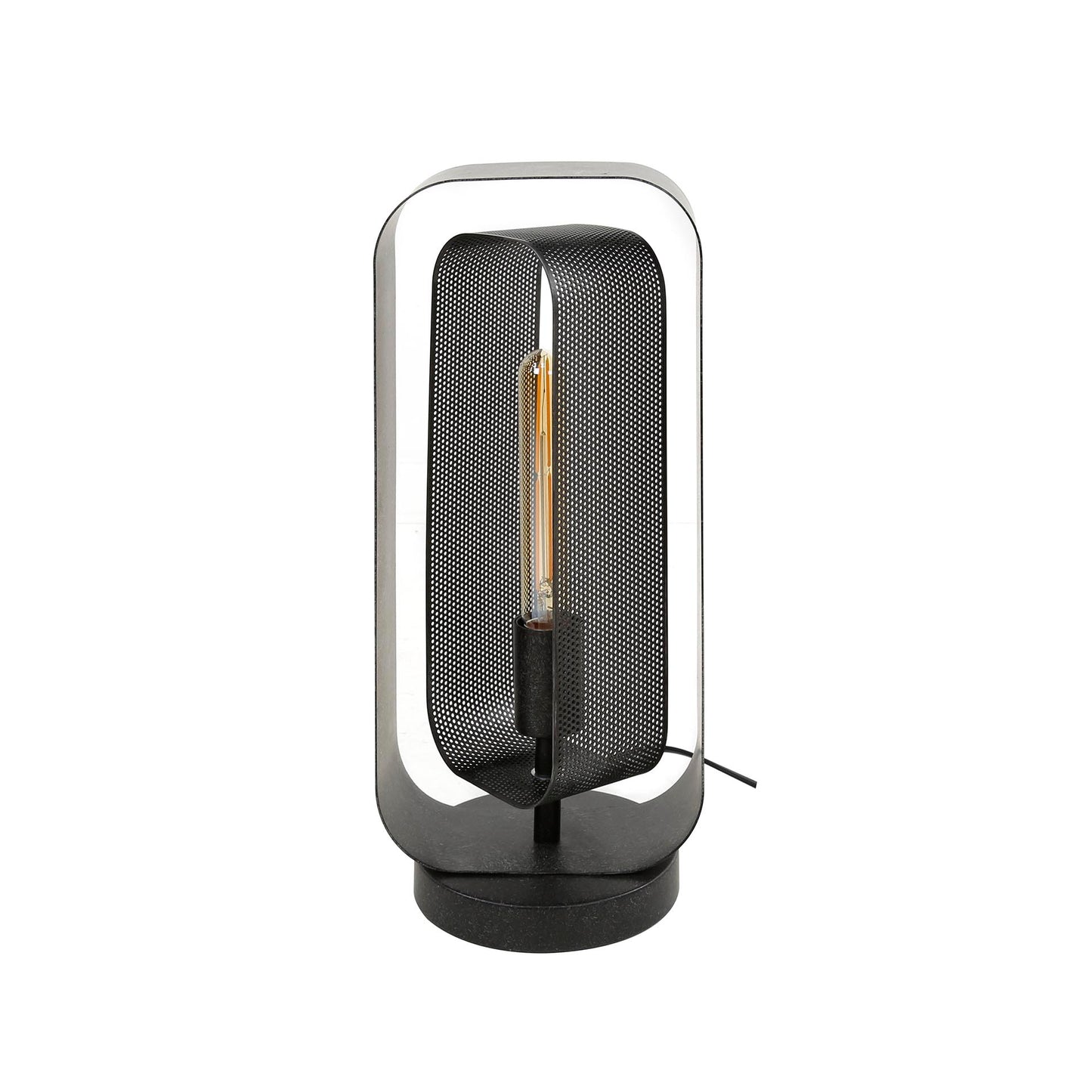 Tafellamp 1L mesh rotate / Artic zwart