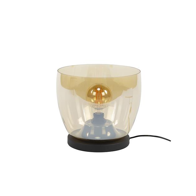 Vloerlamp UP L - 29x29x27 cm - Amber color glas