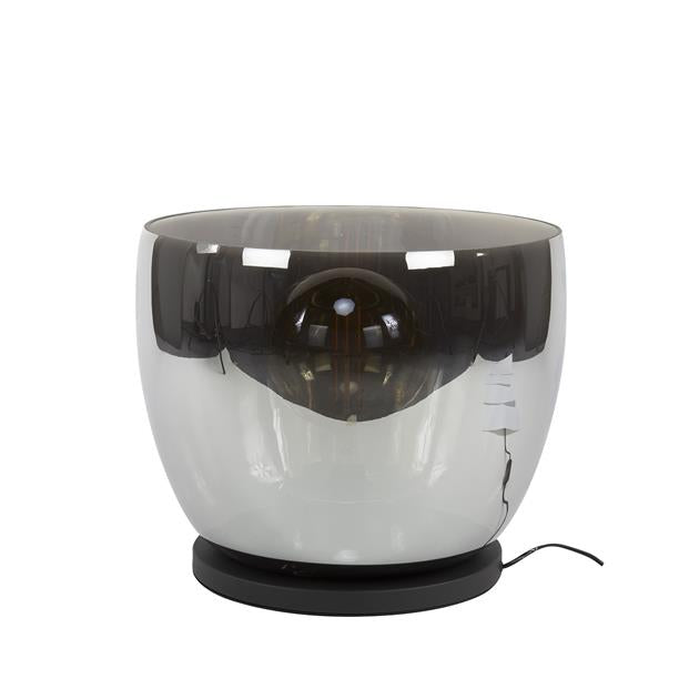 Vloerlamp UP XXL - 48x48x41 cm - Smoke grey glas