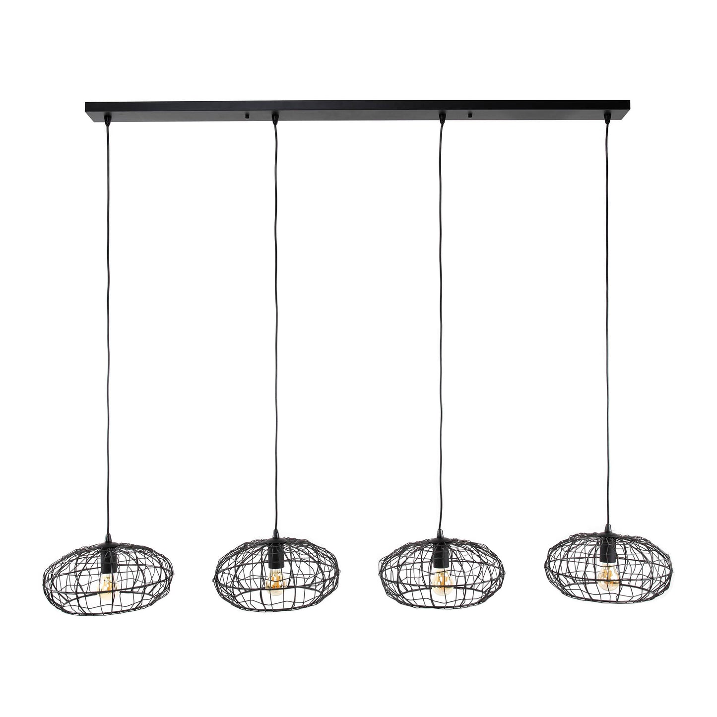 Hanglamp 4L connect XL / Zwart bruin