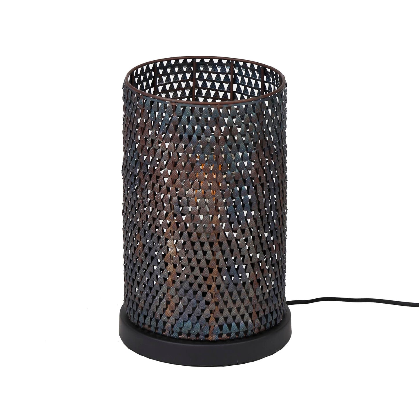Tafellamp armor tube / Zwart bruin