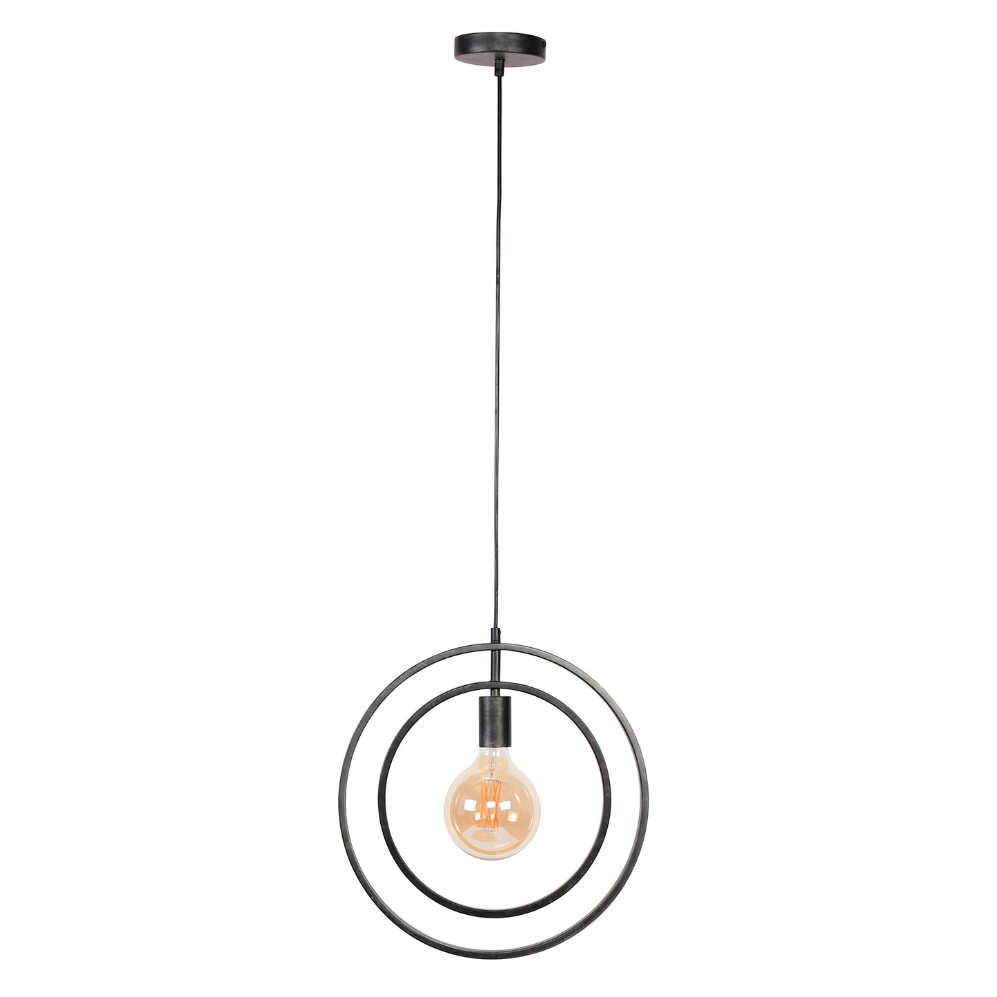 Hanglamp 1L Turn around / Charcoal