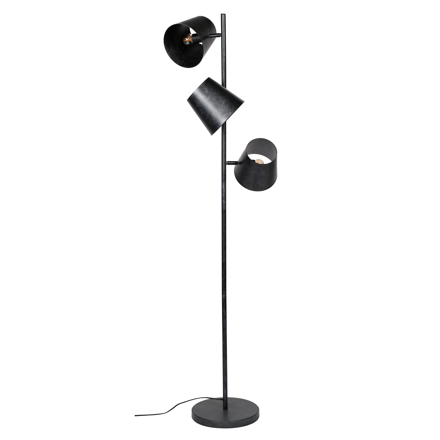 Vloerlamp 3x Ø18 Kinetic / Charcoal