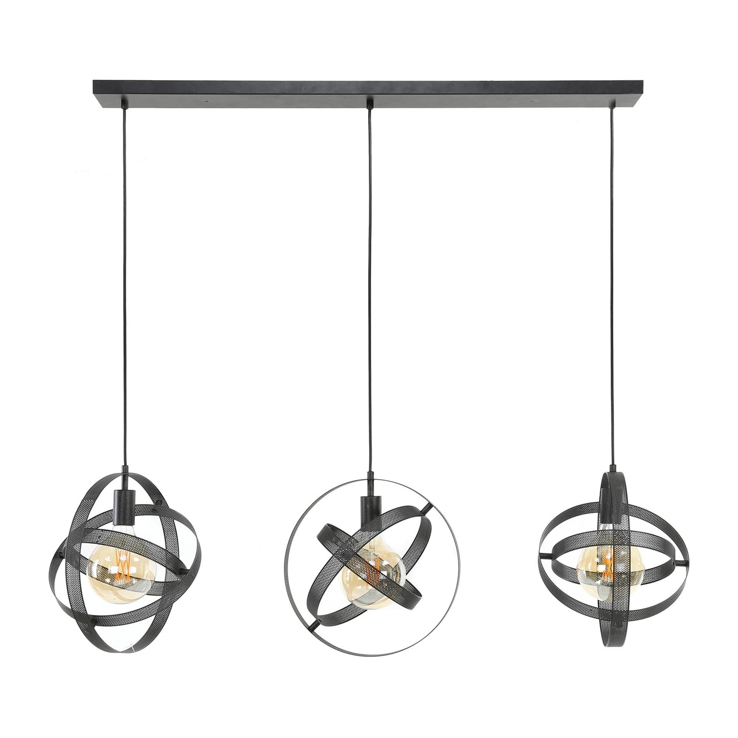 Hanglamp 3L cosmos mesh / Artic zwart