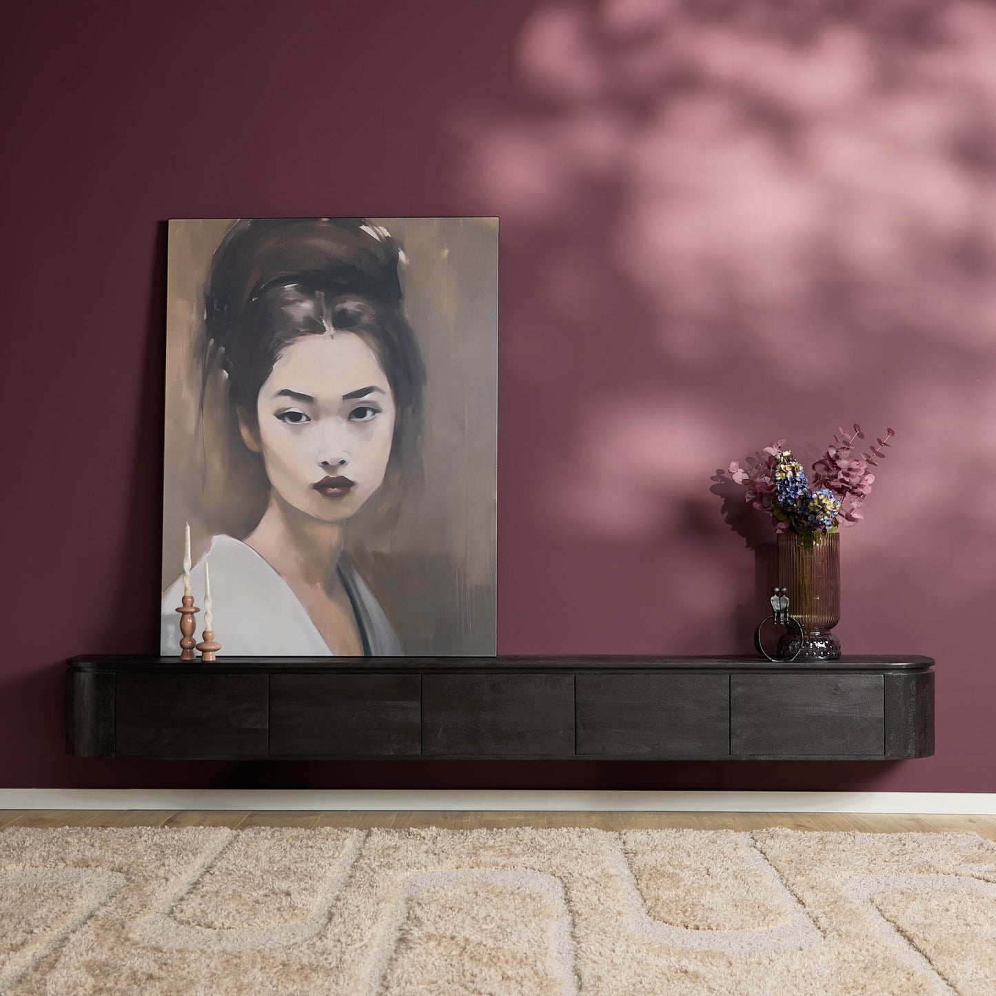 Tv meubel Excellent Black | 280 cm