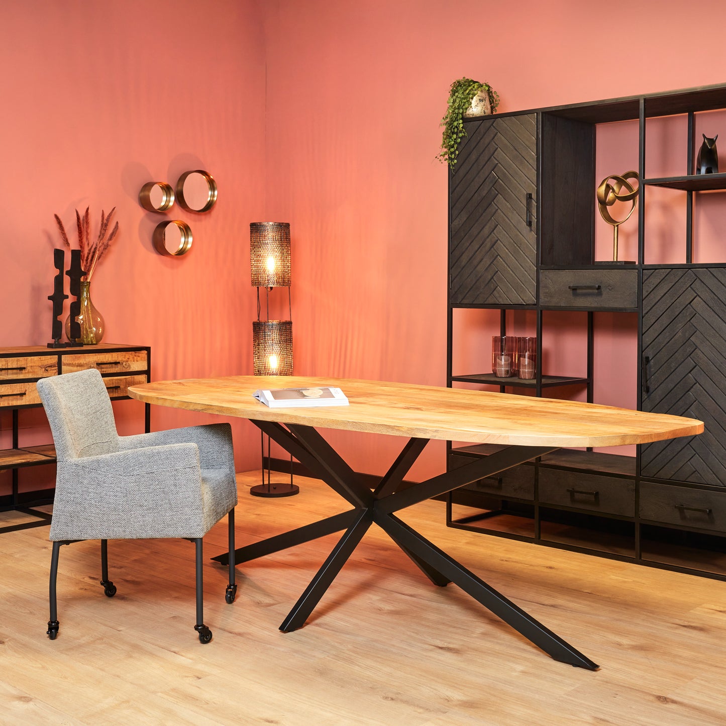 Eettafel Elegance 200 cm | Deens ovaal