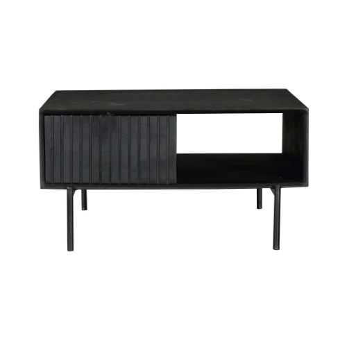 Salontafel Madison Black | 80 cm | Vierkant