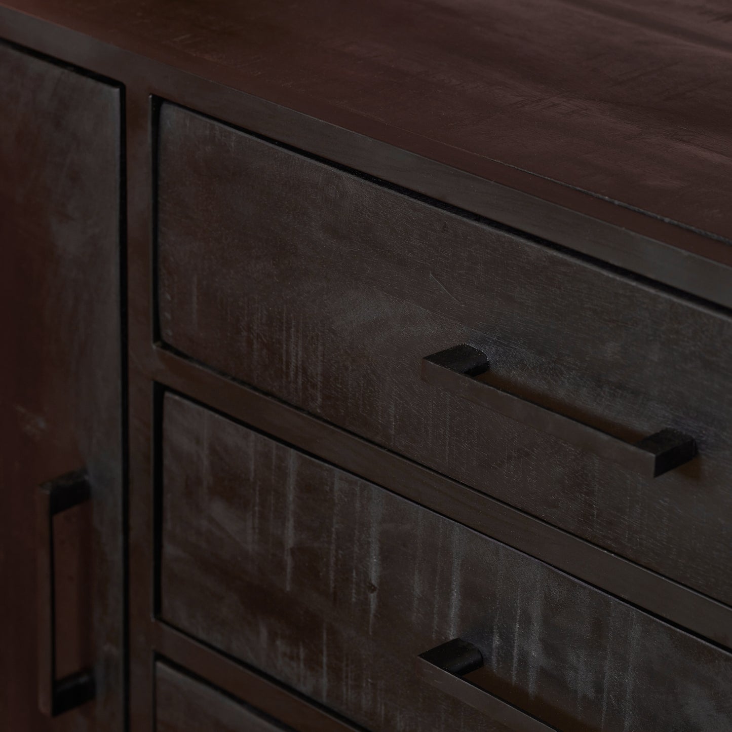 Dressoir Denver Black | 165 cm
