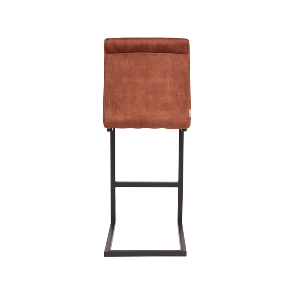 Barkruk Milo - Rust - Velours - Zithoogte 65