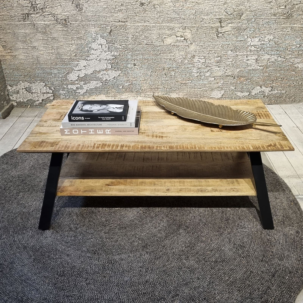 Berlin 2 Shelf Coffee Table 120