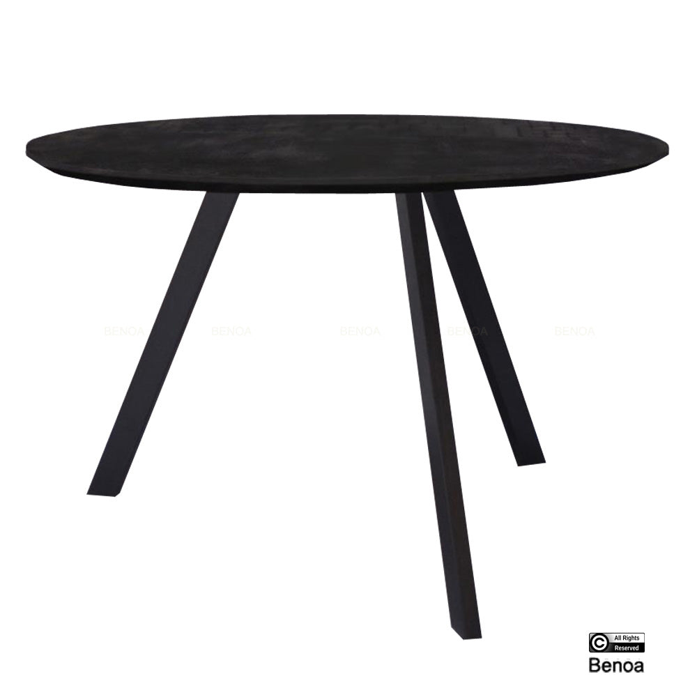 Berlin Dining Table Round Black 120